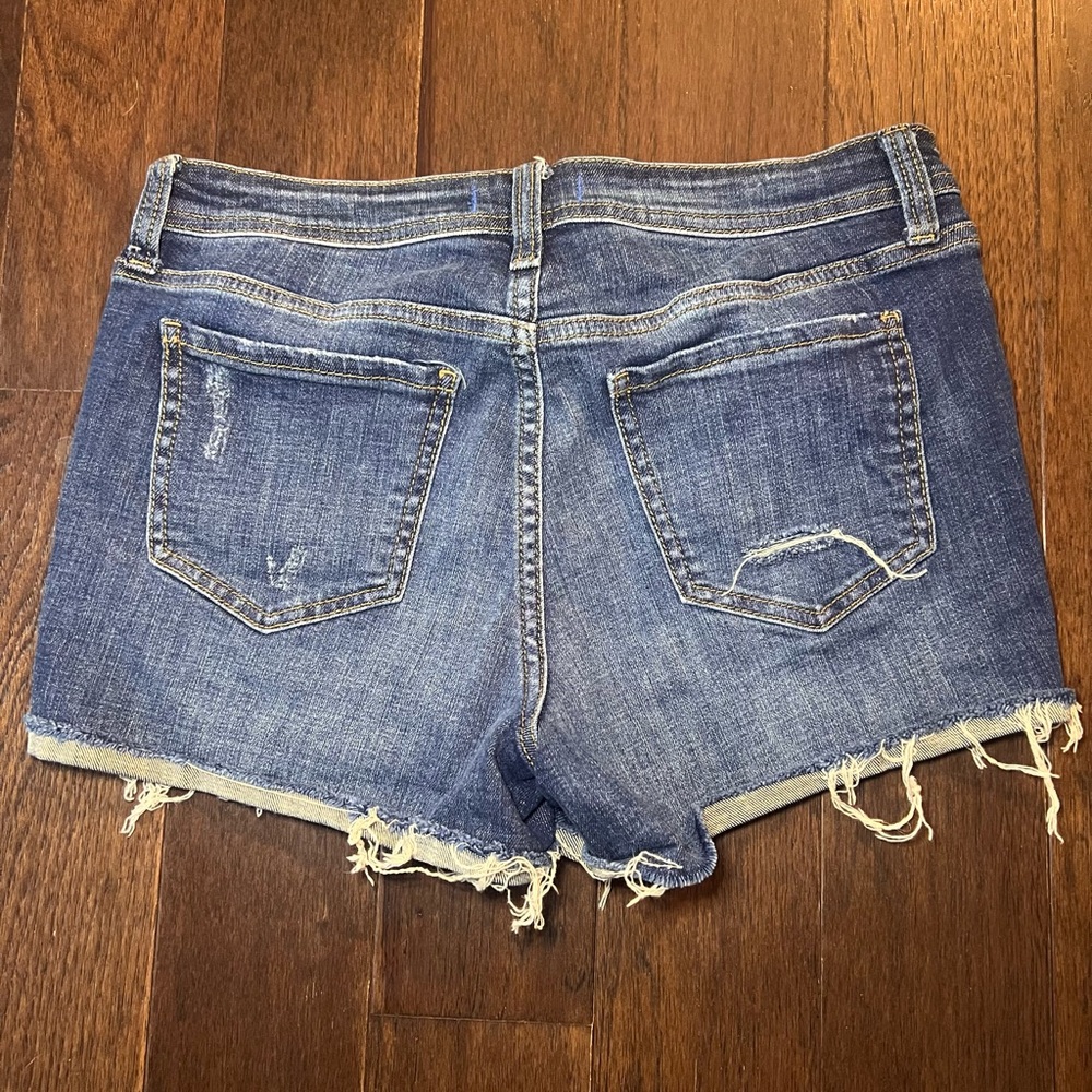 Studio Blue Ripped Denim Shorts - Picture 2 of 2